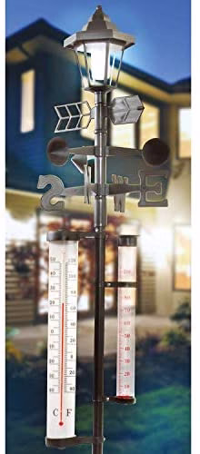 Burwells 5-in-1 Garden Weather Station with Solar Light - Image 3