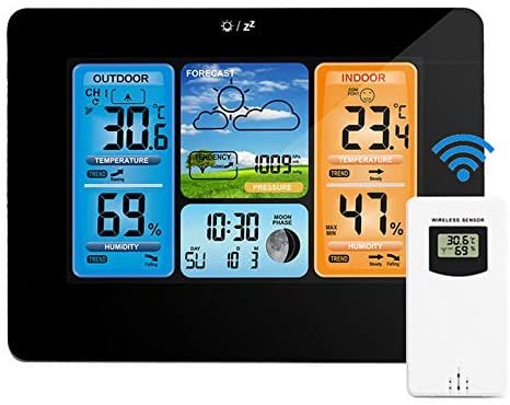 National Geographic Wide-View Display Weather Station with Outdoor Sensor