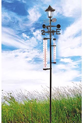 Burwells 5-in-1 Garden Weather Station with Solar Light - Image 2