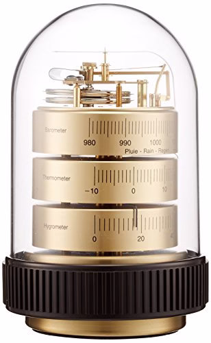 Barigo Table Weather Station double diaphragm brass - Image 5