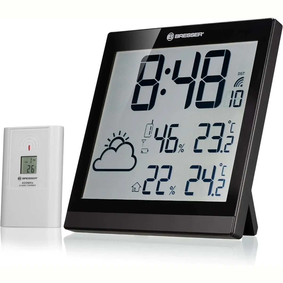 Wireless Animated Weather Station online 433 MHz Clock & Remote Sensor, Temperature