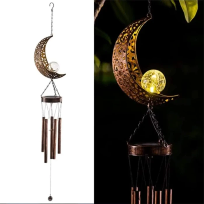 Wind Chimes LED Solar Lights for Garden Patio Balcony Yard