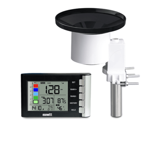 Ecowitt WH5360 High Precision Digital Rain Gauge with Self-emptying Collector