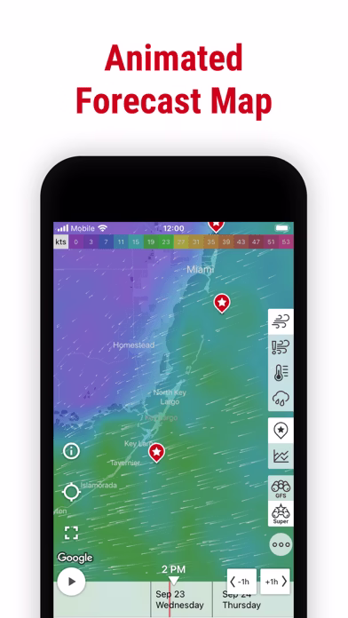 Windfinder Pro app: Wind & Weather Tides, waves & storm forecast - Image 4