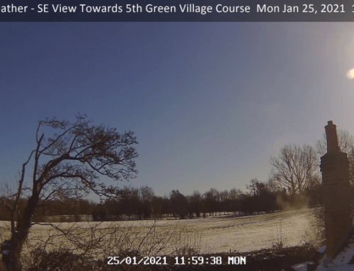 Crondall Webcam – Time Lapse Video View over Meadow towards 5th Green Oak Park Village Golf Course