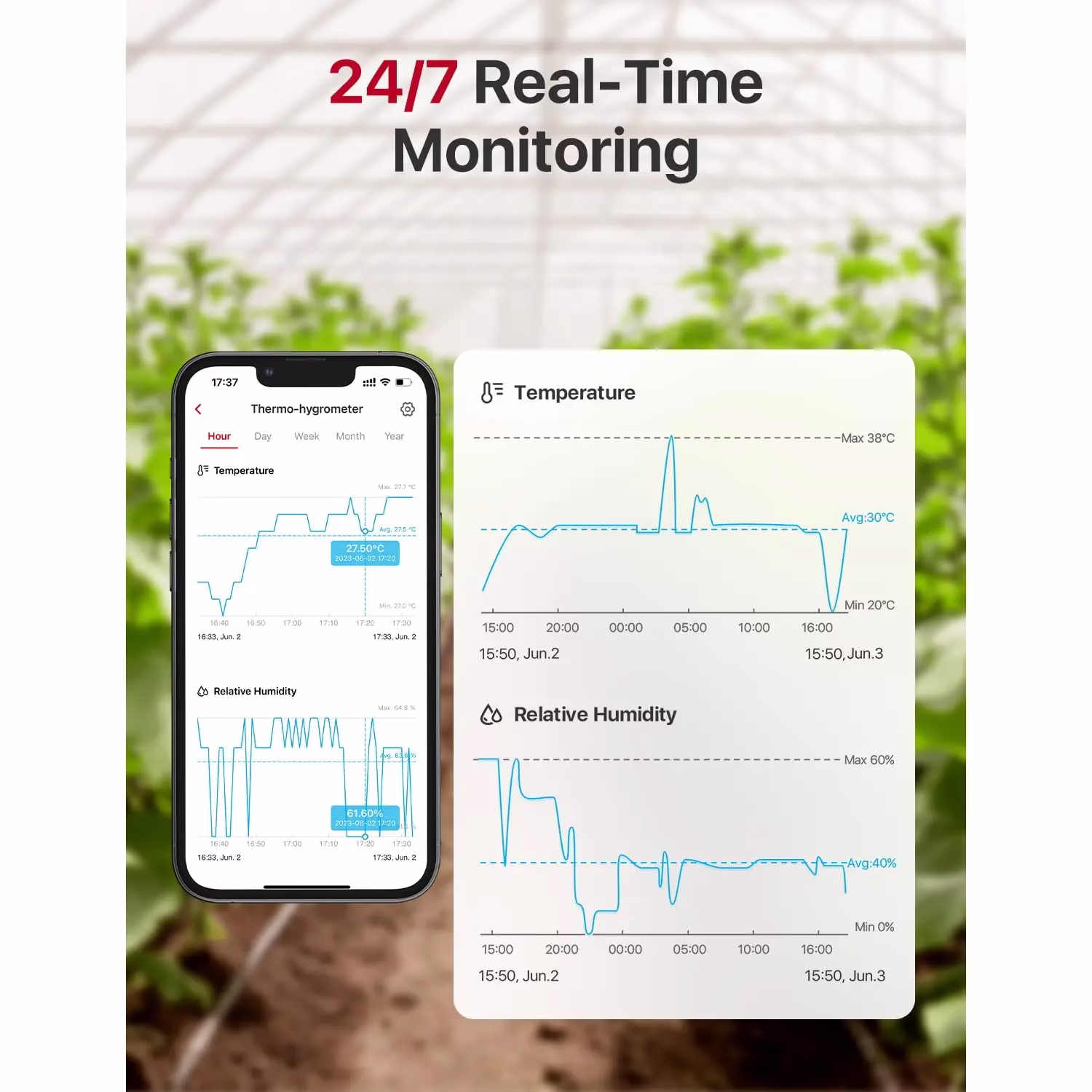 X-Sense Smart WiFi Hygrometer Thermometer - 3 Pack - Image 3