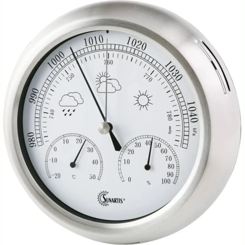 Sunartis THB367 Outdoor Weather Station with Stainless Steel Design